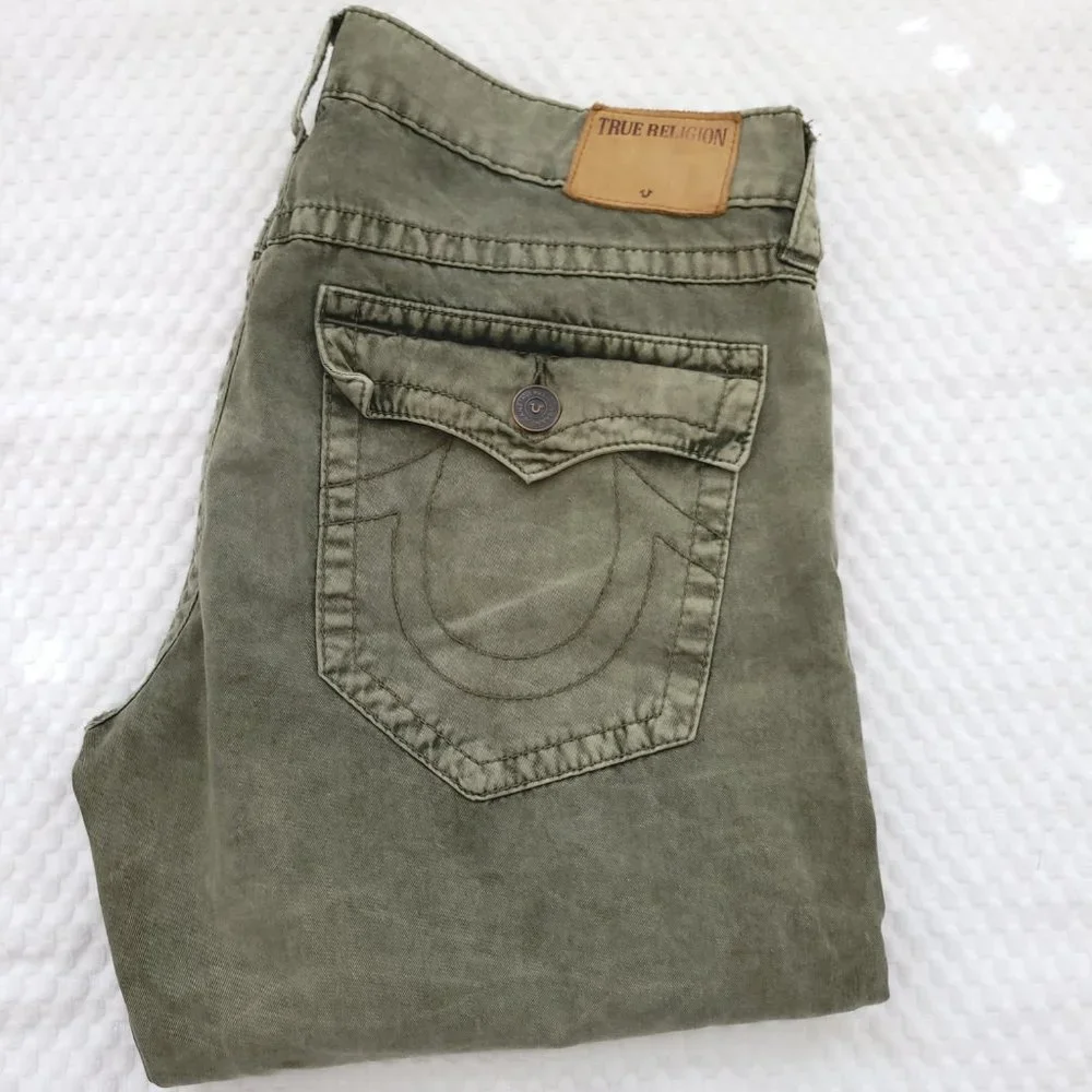 True Religion olive green